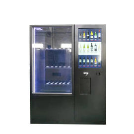 Управляемый наличными деньгами Рефригератед автомат сыра сока соды молока вина пива напитка с большим экраном и дистанционным управлением