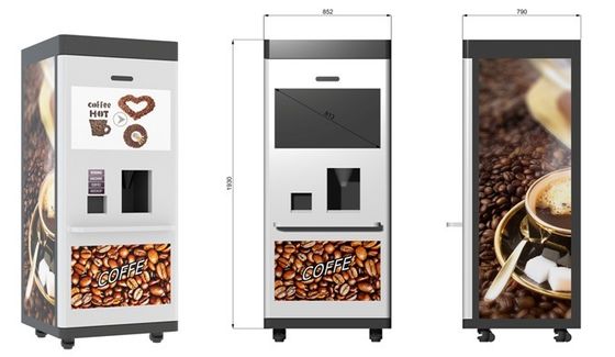 шкафчик автоматов мини кофе чая рынока косметический с экранным дисплеем касания 22 дюймов